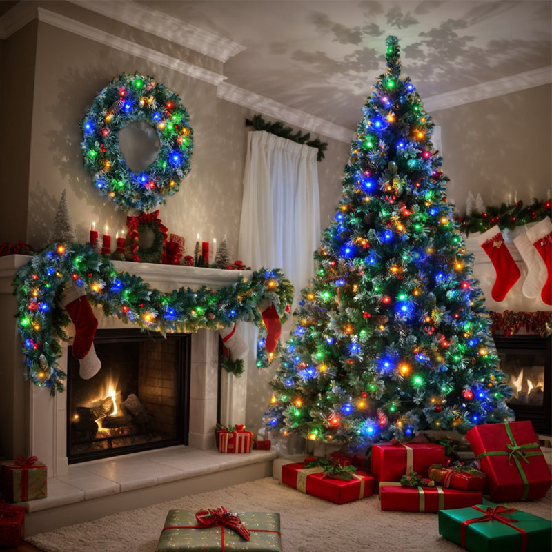 Colored christmas tree 2025